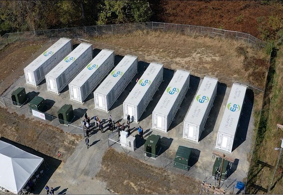 Danville Utilities and their partner, Delorean Power, installed a 10.5-megawatt (MW) energy storage installation comprised of more than 1,000 lithium-ion batteries with the goal of peak shaving to lower transmission costs.